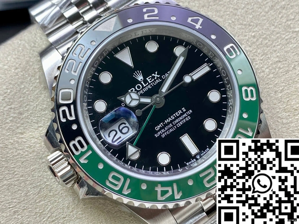 Dial GMT Master Clean Rolex Factory II Black M126720vtnr-0002 0111